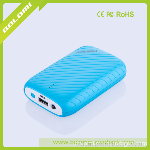 2016 Promotion mini Mobile Charger, Lithium Battery Leather Case Mobile Power Bank 6000mah, smart power bank